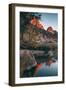 Zion Canyon Reflection, Zion National Park, Utah-Vincent James-Framed Photographic Print