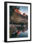 Zion Canyon Reflection, Zion National Park, Utah-Vincent James-Framed Photographic Print