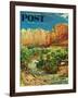 "Zion Canyon," Saturday Evening Post Cover, July 9, 1960-John Clymer-Framed Giclee Print