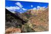 Zion Canyon View from Zion Park Boulevard-Eleanor-Mounted Photographic Print