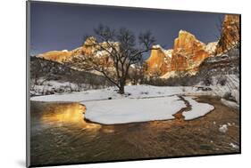 Zion in winter.-John Ford-Mounted Photographic Print