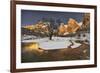 Zion in winter.-John Ford-Framed Photographic Print