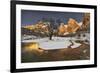 Zion in winter.-John Ford-Framed Photographic Print