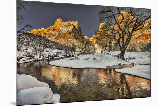 Zion in winter.-John Ford-Mounted Photographic Print