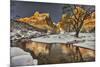Zion in winter.-John Ford-Mounted Photographic Print