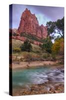 Zion Morning Riverside-Vincent James-Stretched Canvas