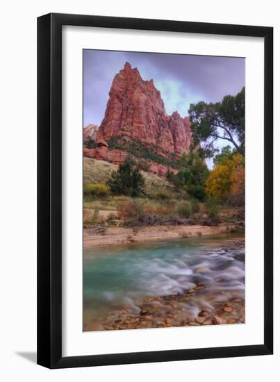 Zion Morning Riverside-Vincent James-Framed Photographic Print