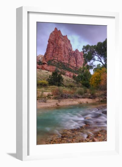 Zion Morning Riverside-Vincent James-Framed Photographic Print