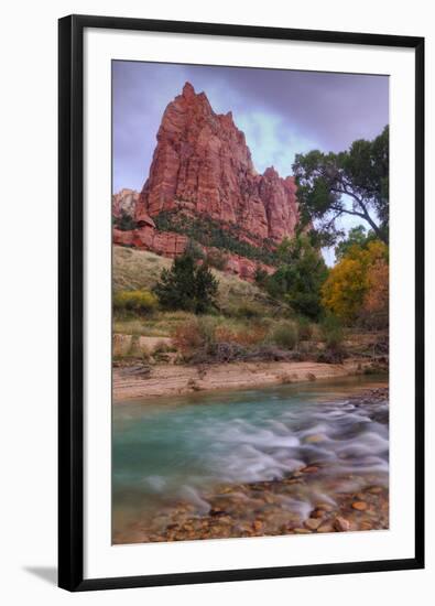 Zion Morning Riverside-Vincent James-Framed Photographic Print