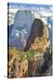 Zion National Park - Angels Landing-Lantern Press-Stretched Canvas