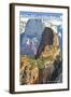 Zion National Park - Angels Landing-Lantern Press-Framed Art Print