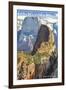 Zion National Park - Angels Landing-Lantern Press-Framed Art Print