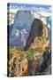 Zion National Park - Angels Landing-Lantern Press-Stretched Canvas