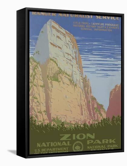 Zion National Park, c.1938-null-Framed Stretched Canvas