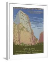 Zion National Park, c.1938-null-Framed Giclee Print