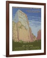 Zion National Park, c.1938-null-Framed Giclee Print