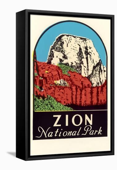 Zion National Park Decal-null-Framed Stretched Canvas