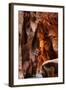 Zion National Park, Utah - Slot Canyon-Lantern Press-Framed Art Print