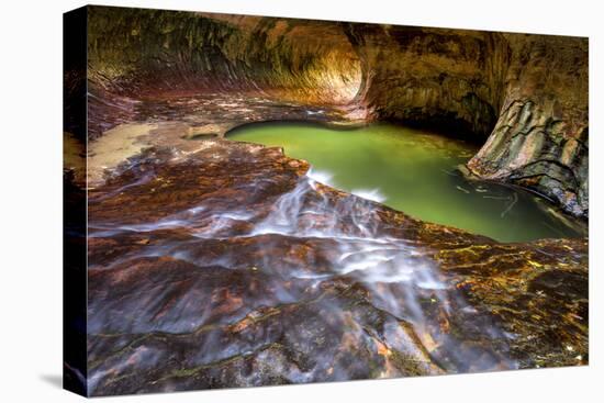 Zion National Park, Utah: The Famous Subway-Ian Shive-Stretched Canvas