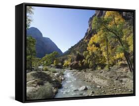 Zion National Park, Utah, United States of America, North America-Robert Harding-Framed Stretched Canvas