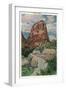 Zion National Park, Utah - View of Angel's Landing, c.1938-Lantern Press-Framed Art Print