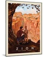 Zion National Park: View From The Top-Anderson Design Group-Mounted Art Print