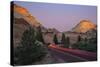 Zion National Park.-Jon Hicks-Stretched Canvas