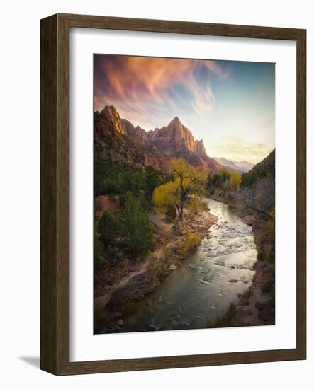 Zion National Park-Michael Zheng-Framed Photographic Print