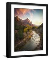 Zion National Park-Michael Zheng-Framed Photographic Print