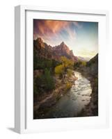 Zion National Park-Michael Zheng-Framed Photographic Print