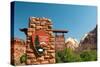 Zion Park Entrance-SageElyse-Stretched Canvas