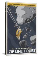 Zip Line Through the Asteroid Belt-Steve Thomas-Stretched Canvas