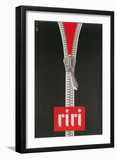 Zipper, Riri-null-Framed Art Print