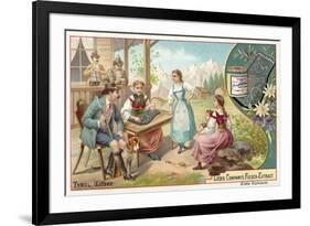 Zither, Tyrol-null-Framed Giclee Print