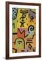 Zitronen-Paul Klee-Framed Premium Giclee Print