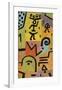 Zitronen-Paul Klee-Framed Premium Giclee Print