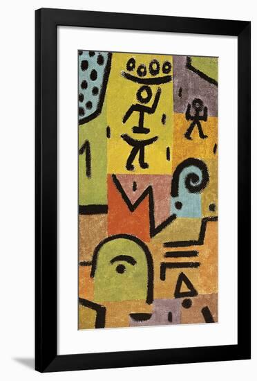 Zitronen-Paul Klee-Framed Giclee Print