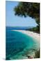 Zlatni Rat Beach with Hvar Island in the Background, Bol, Brac Island, Dalmatia, Croatia-null-Mounted Premium Photographic Print