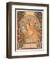 Zodiac, 1896-Alphonse Mucha-Framed Premium Giclee Print