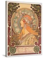 Zodiac, 1896-Alphonse Mucha-Stretched Canvas