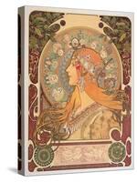 Zodiac, 1896-Alphonse Mucha-Stretched Canvas