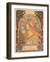 Zodiac, 1896-Alphonse Mucha-Framed Premium Giclee Print