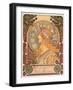 Zodiac, 1896-Alphonse Mucha-Framed Premium Giclee Print