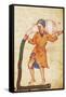 Zodiac: Aquarius, C1350-null-Framed Stretched Canvas