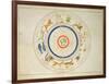 Zodiac Calendar, from an Atlas of the World in 33 Maps, Venice, 1st September 1553-Battista Agnese-Framed Giclee Print