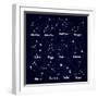 Zodiac Constellations-filizbbr-Framed Photographic Print