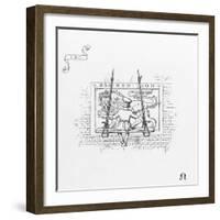 Zodiac, Leo (Maxims)-null-Framed Art Print