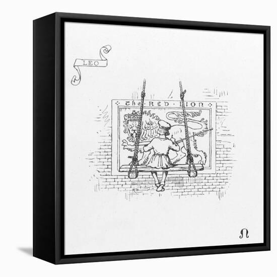 Zodiac, Leo (Maxims)-null-Framed Stretched Canvas