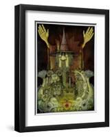 Zodiac Magician-Wayne Anderson-Framed Premium Giclee Print