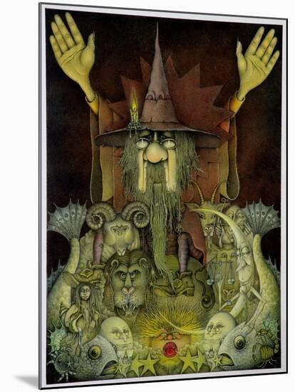 Zodiac Magician-Wayne Anderson-Mounted Giclee Print